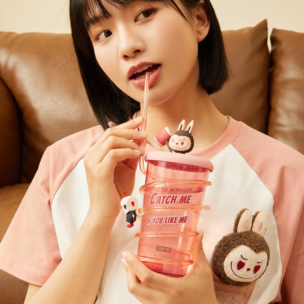 THE MONSTERS Catch Me If You Like Me Series-Straw Cup - Image 2