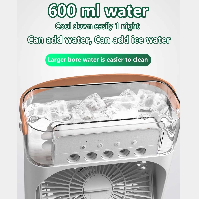 ⏰Today Only €5.9⏰Portable USB Mini Aircond, Air Cooler, Mist Fan, Kipas Penyejuk Mini Meja - Image 6