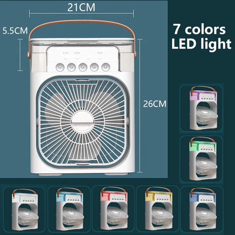 ⏰Today Only €5.9⏰Portable USB Mini Aircond, Air Cooler, Mist Fan, Kipas Penyejuk Mini Meja - Image 3
