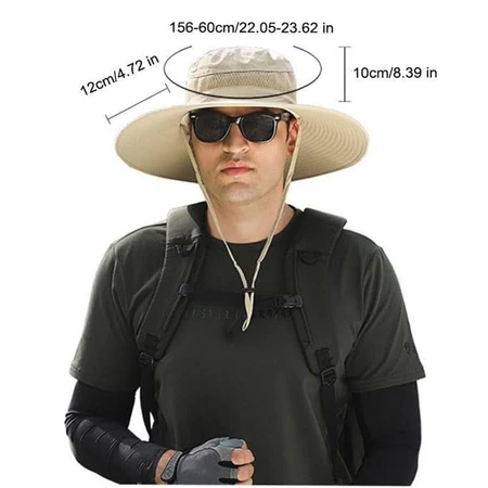 ⏰Today Only €5.9⏰SHANRONG Sun Hat with Solar Fan, USB Recharging 2 Solar Fan Wide Brim Sun Hat, Convenient Solar Powered Breathable Adjustable Sun - Image 5