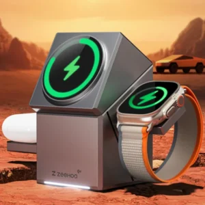 ⏰Today Only €1,99⏰G-OUSSVE|Wireless charger supports Qi2 protocol. compatible with MagSafe magnetic fast charging for phones. watches. and earbuds. compatible with Apple and Android